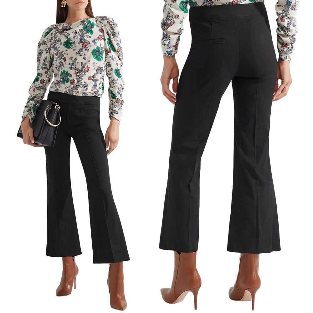 Isabel Marant Nyree High Waist Crop Flare Pants - Picture 3 of 13